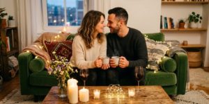 Une ambiance romantique et chaleureuse à la maison